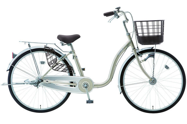 内装3段オートライト付き自転車ディオラ26型アッシュゴールド ※関東