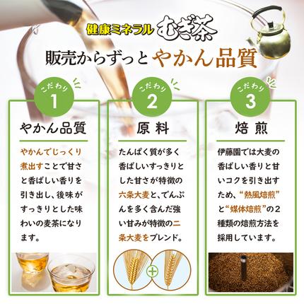 北海道恵庭市のふるさと納税 『定期便：全2回』健康ミネラルむぎ茶2L×6本【500008】