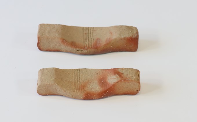 岡山県玉野市のふるさと納税 【東児の花窯】備前焼　めだか鉢　ベージュ　緋襷（ひだすき） 民芸品 工芸品 インテリア