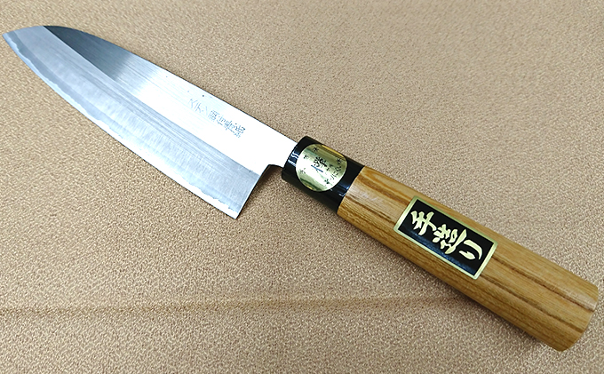 青紙割込ステン鍛造包丁三徳165mm キッチン用品 / 兵庫県小野市