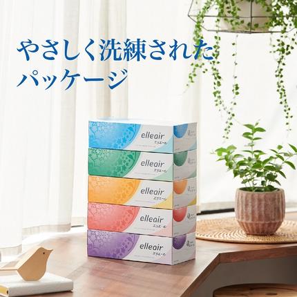 静岡県富士宮市のふるさと納税 0019-10-03 エリエール ティシュー 180組×5箱×12パック (60箱)　ティッシュ ティッシュペーパー ボックスティッシュ パルプ100% 日用品 消耗品 生活必需品