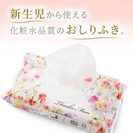 愛知県小牧市のふるさと納税 【２回定期便】おしりふき 20パック（60枚入り）厚手の凸凹シート使用！ ウエットティッシュ ウェットティッシュ ウエットシート ウェットシート