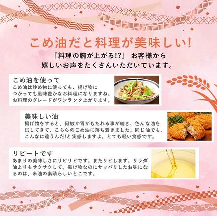 和歌山県美浜町のふるさと納税 【国産】大人気！こめ油 1500g×10本 | 松源 油 こめ油 米油 揚げ物 天ぷら オイル 米 コメ油 築野食品 お米 こめ こめあぶら1500g ※着日指定不可