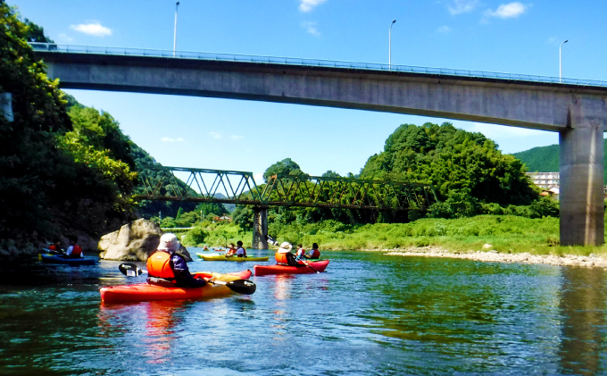 島根県美郷町のふるさと納税 石見ワイナリー カヌーの里おおち カヤック体験 3000円補助券