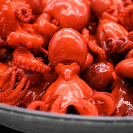 味付けチビたこ からし風味 800g 2箱 やまさん商店 たこ 蛸 ピリ辛