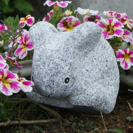 石の彫刻 うさぎ 石 ストーン 雑貨 職人 伝統工芸 伝統工芸品 置き物
