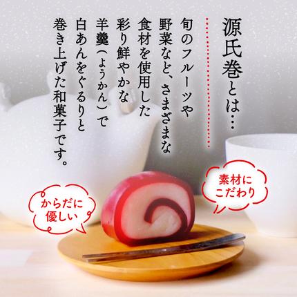 京都府長岡京市のふるさと納税 源氏巻 8個入 (4種類×2個)｜源氏巻 8個入 4種類 2個ずつ 和菓子 ようかん羊羹 白餡 白あん 餡子 あんこ スイーツ お菓子 おかし おやつ 源氏 かぐや ほうじ 柚仔 ゆのす 京都 長岡京 辻山久養堂 [1469]