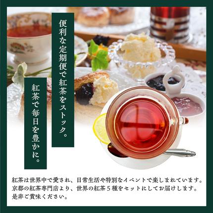 京都府木津川市のふるさと納税 世界の美味しい紅茶５種セット