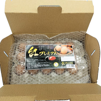 茨城県つくばみらい市のふるさと納税 【 定期便 】【 全6回 コース 】紅プレミアム 卵 30個 （ 25個 入り ＋ 割れ保障 5個 ） 独自飼料 濃厚 おいしい玉子 玉子 たまご サンサンエッグ タンパク質 [CX07-NT]