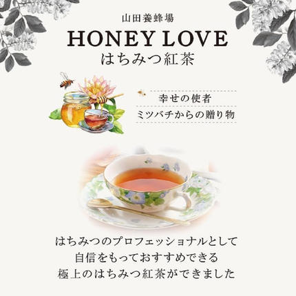 岡山県鏡野町のふるさと納税 HONEY LOVE はちみつ紅茶 25包×1箱（04068）【006-a086】