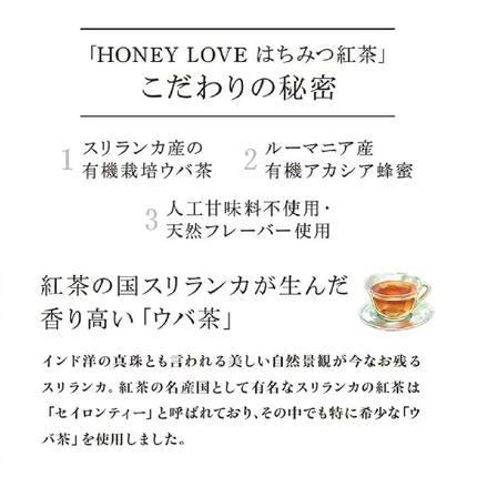 岡山県鏡野町のふるさと納税 HONEY LOVE はちみつ紅茶 25包×1箱（04068）【006-a086】