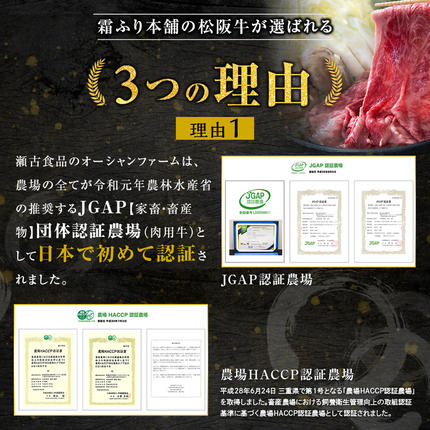 三重県多気町のふるさと納税 SS-58　松阪牛ナイアガラステーキ300ｇ（約150g×2枚）