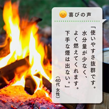 鬼の薪 1箱（約20kg）（広葉樹ミックス乾燥割薪）＜薪 ストーブ 