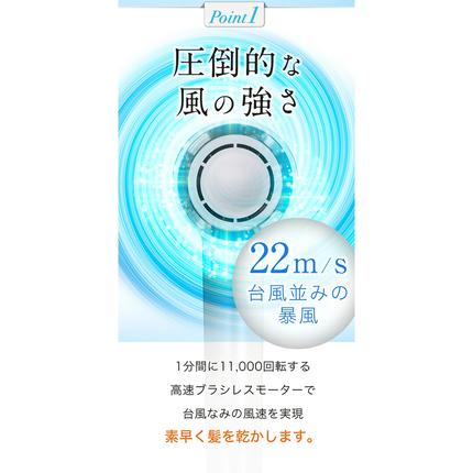 茨城県つくばみらい市のふるさと納税 【ギフト対応】 美ルル イオン ユーロス（速乾マイナスイオンドライヤー)　チャコールブラック 速乾マイナスイオンドライヤー  大風量 22m/s マイナスイオン 低温 温風 冷風 ヘアドライヤー 美髪 ギフト [DD99-NT]
